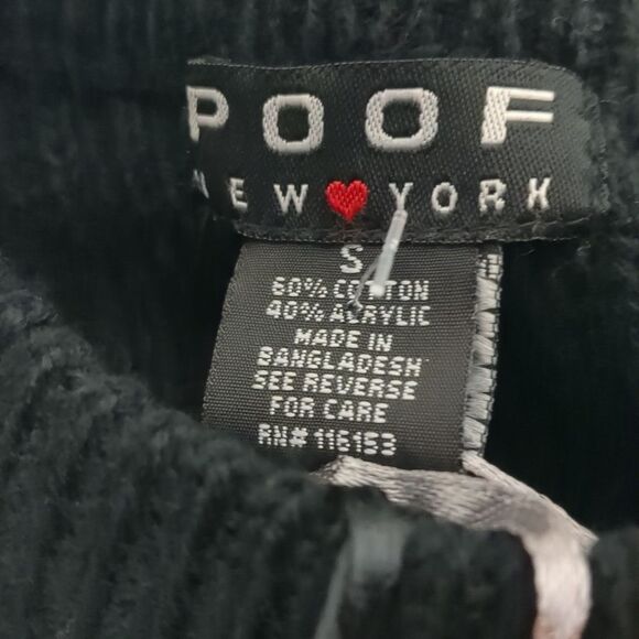 Poof! Multicolor Crew Neck Sweater Colorblock Size Small NWT - Picture 6 of 6